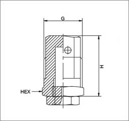 Inline Hollow Cone Nozzle