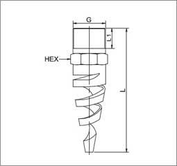 Spiral Full Cone Nozzles